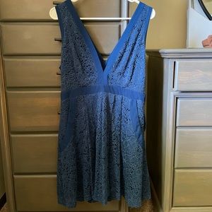 Free people blue lace dress